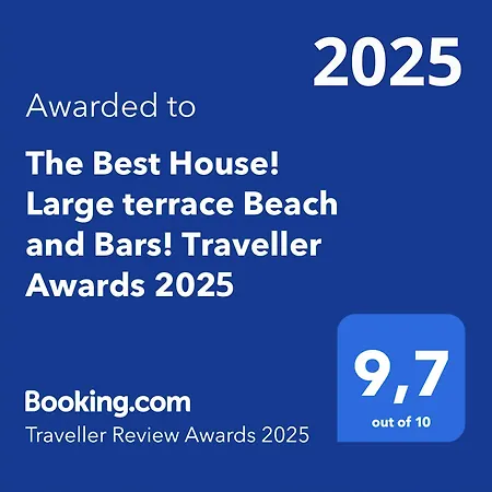 Apartment The House! Large Terrace And Bars! Traveller Awards 2024-2025